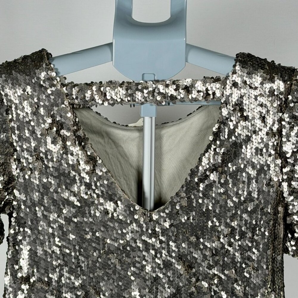 Altar'd State Sequin Short Sleeve top - Size Small - Picture 4 of 8